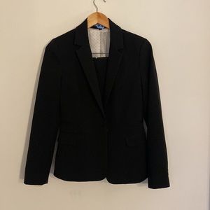 Express Black Skirt Suit with Blazer Size 4